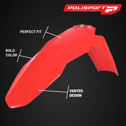 Polisport Motocross (MX) Replica Plastic Kit for GASGAS EC/EC-F (2021–2023) Dirt Bike – OEM Quality, Durable, Flexible & Perfect Fit – Red/White/Black