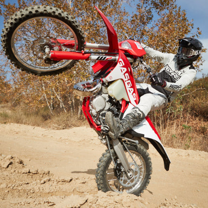 Polisport Motocross (MX) Replica Plastic Enduro Kit for GASGAS EC & EC-F (2021–2023) Dirt Bike – OEM Quality, Durable, Flexible & Perfect Fit – White
