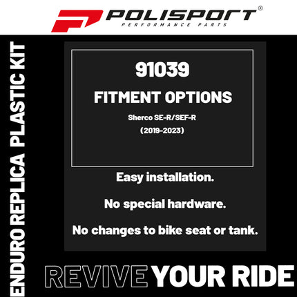Polisport Motocross (MX) Replica Plastic Enduro Kit for Sherco SC/SC-F (2019-23) Dirt Bike