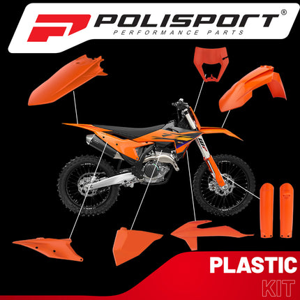 Polisport Motocross (MX) Replica Plastic Enduro Kit for KTM EXC/EXC-F/XC-W/XCF-W (2020-2023) Dirt Bike