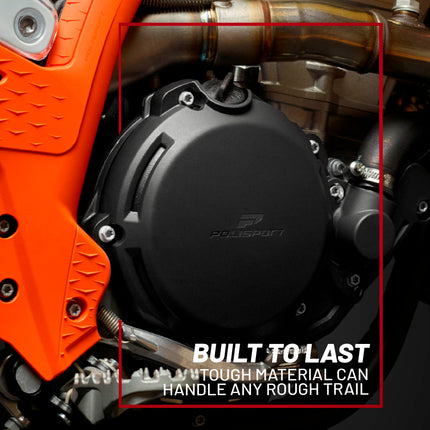 Polisport Clutch and Ignition Cover Protector Kit (Blue) - Compatible with Husquvarna TE250/300(17-20)