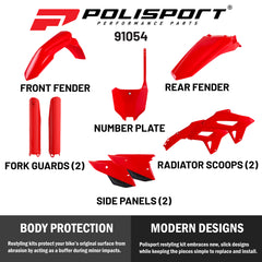 Polisport full kit Honda CRF450R(21->)/CRF250R(22)