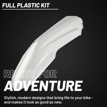 Polisport Full Replica Plastic Kit Honda CRF 250R (22-24) CRF 450R (21-24) White