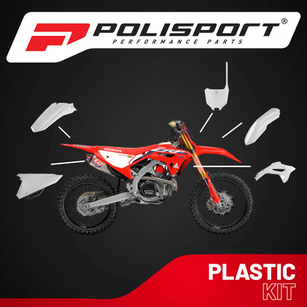 Polisport Full Replica Plastic Kit Honda CRF 250R (22-24) CRF 450R (21-24) White