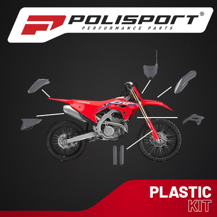 Polisport MX Plastic Kit for Honda CRF 250R (2022–2024), OEM, Nardo Grey
