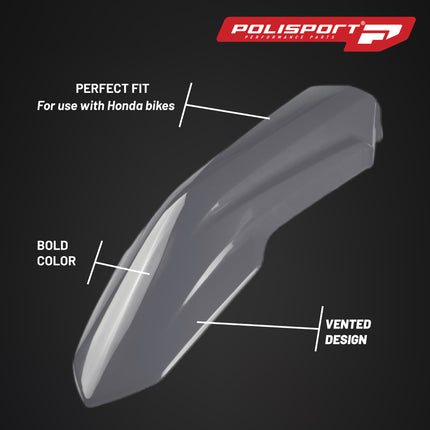 Polisport MX Plastic Kit for Honda CRF 250R (2022–2024), OEM, Nardo Grey
