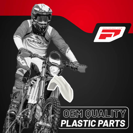 Polisport Motocross (MX) Replica Plastic Kit for BETA X-Trainer (2020–2022) Dirt Bike – OEM Quality, Durable, Flexible & Perfect Fit – White