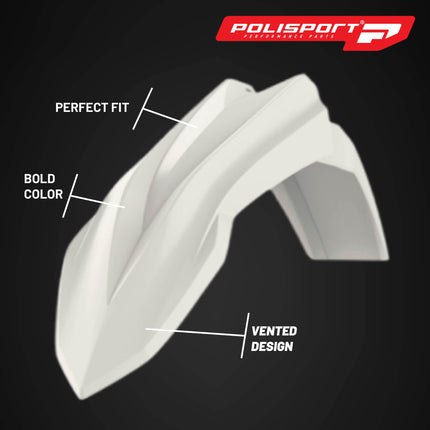 Polisport Motocross (MX) Replica Plastic Kit for BETA X-Trainer (2020–2022) Dirt Bike – OEM Quality, Durable, Flexible & Perfect Fit – White