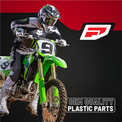 Polisport Motocross Motorcycles (MX) Chain Guide & Chain Slider for Kawasaki KX250F (2021-25) and KX450F (2019-25) Dirt Bikes - OEM Quality TPU Chain Guide & Slider, Durable, Easy to Install, Green