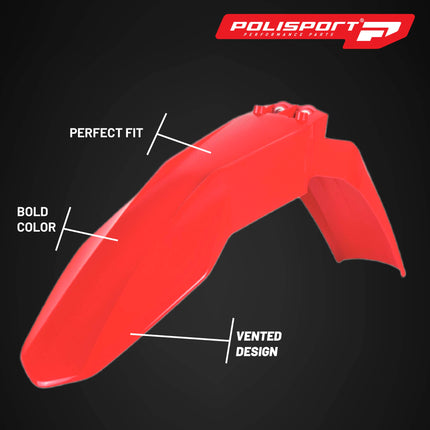Polisport Motocross (MX) Replica Plastic Kit for GasGas EX/EX-F (2022-23) Dirt Bike – OEM Quality, Durable, Flexible & Perfect Fit – Red