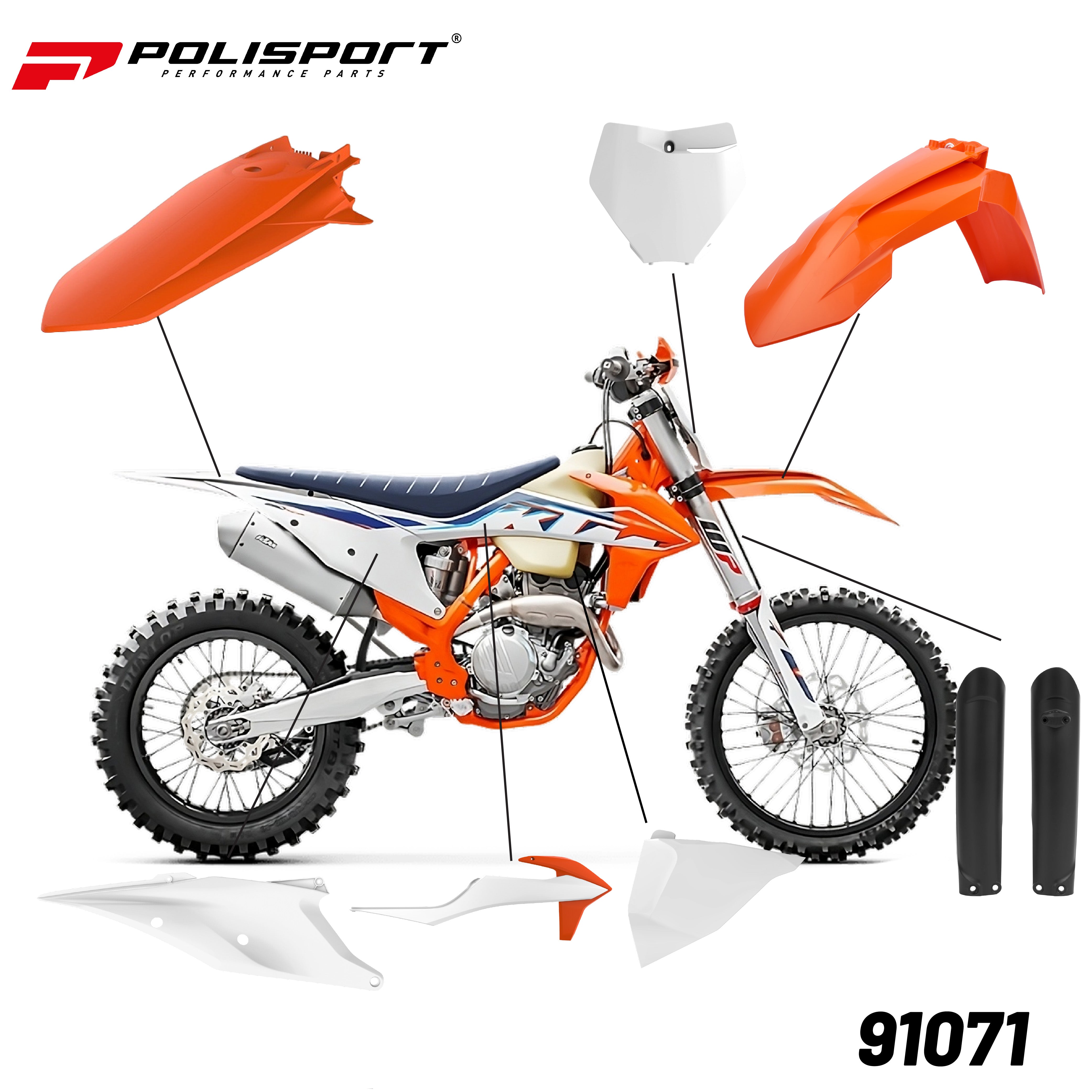 Polisport Full kit KTM SX/XC/SX-F/XC-F(19>) OEM