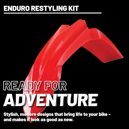 Polisport Motocross (MX) Restyling Kit for Beta RR 2T/4T (2018-2019) Dirt Bike – OEM Quality, Durable, Flexible & Perfect Fit – Red