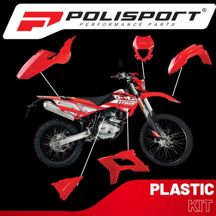 Polisport Motocross (MX) Restyling Kit for Beta RR 2T/4T (2018-2019) Dirt Bike – OEM Quality, Durable, Flexible & Perfect Fit – Red