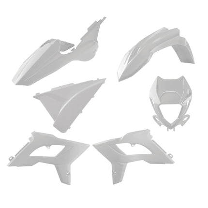 Polisport Motocross (MX) Restyling Kit for Beta RR 2T/4T (2018-2019) Dirt Bike – OEM Quality, Durable, Flexible & Perfect Fit – White