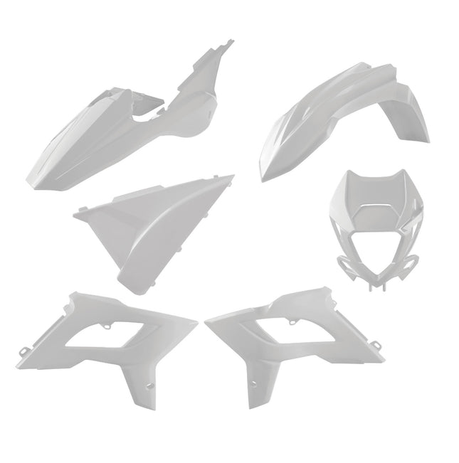 Polisport Motocross (MX) Restyling Kit for Beta RR 2T/4T (2018-2019) Dirt Bike – OEM Quality, Durable, Flexible & Perfect Fit – White