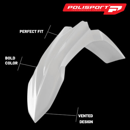 Polisport Motocross (MX) Restyling Kit for Beta RR 2T/4T (2018-2019) Dirt Bike – OEM Quality, Durable, Flexible & Perfect Fit – White