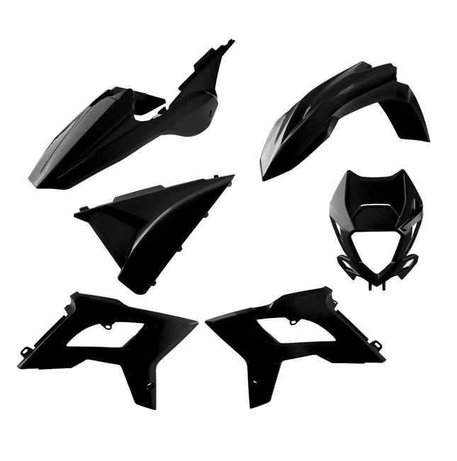 Polisport Motocross (MX) Restyling Kit for Beta RR 2T/4T (2018-2019) Dirt Bike – OEM Quality, Durable, Flexible & Perfect Fit – Black