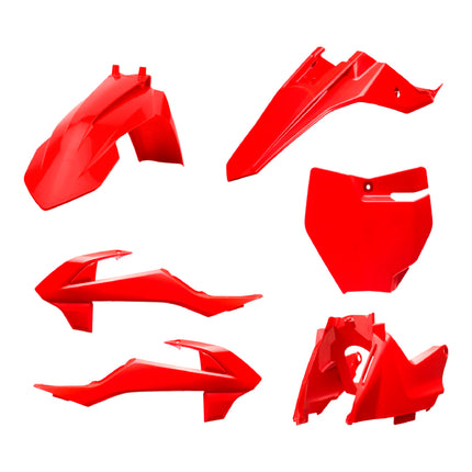 Polisport Motocross (MX) Replica Plastic Kit for GasGas MC 65 (2021-24) Dirt Bike – OEM Quality, Durable, Flexible & Perfect Fit – Red