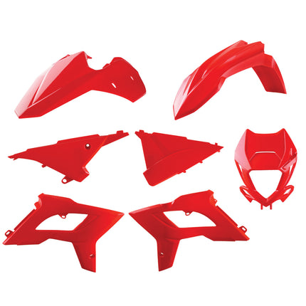 Polisport Motocross (MX) Restyling Kit for Beta RR 2T/4T (2013-17) Dirt Bike – OEM Quality, Durable, Flexible & Perfect Fit – Red