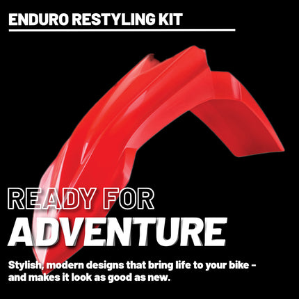 Polisport Motocross (MX) Restyling Kit for Beta RR 2T/4T (2013-17) Dirt Bike – OEM Quality, Durable, Flexible & Perfect Fit – Red