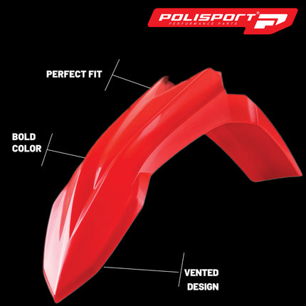 Polisport Motocross (MX) Restyling Kit for Beta RR 2T/4T (2013-17) Dirt Bike – OEM Quality, Durable, Flexible & Perfect Fit – Red