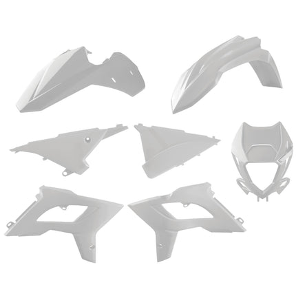 Polisport Motocross (MX) Restyling Kit for Beta RR 2T/4T (2013-17) Dirt Bike – OEM Quality, Durable, Flexible & Perfect Fit – White