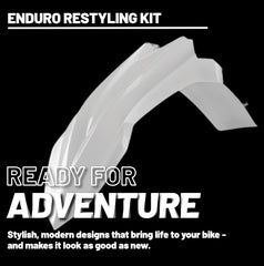 Polisport Motocross (MX) Restyling Kit for Beta RR 2T/4T (2013-17) Dirt Bike – OEM Quality, Durable, Flexible & Perfect Fit – White