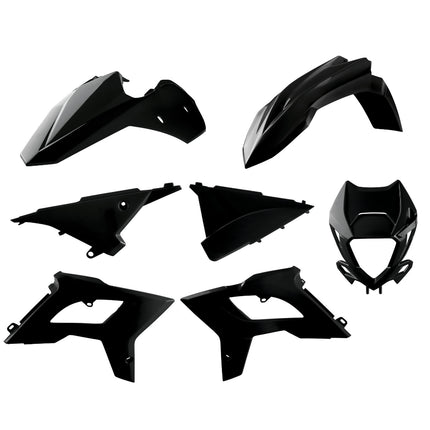 Polisport Motocross (MX) Restyling Kit for Beta RR 2T/4T (2013-17) Dirt Bike – OEM Quality, Durable, Flexible & Perfect Fit – Black