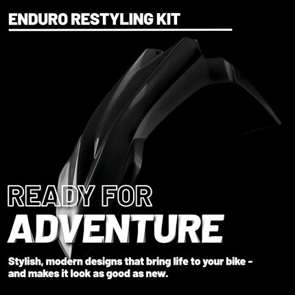 Polisport Motocross (MX) Restyling Kit for Beta RR 2T/4T (2013-17) Dirt Bike – OEM Quality, Durable, Flexible & Perfect Fit – Black