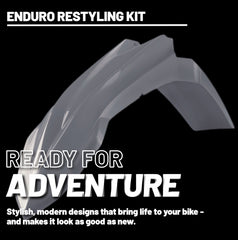 Polisport Motocross (MX) Restyling Kit for Beta RR 125AC/LC & 2T/4T (2013-17) Dirt Bike – OEM Quality, Durable, Flexible & Perfect Fit – Nardo Grey