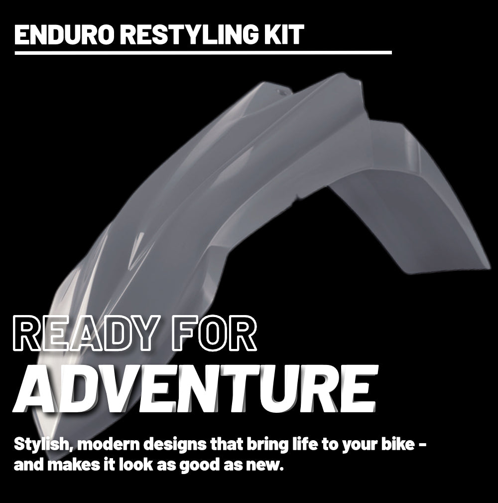 Polisport Motocross (MX) Restyling Kit for Beta RR 125AC/LC & 2T/4T (2013-17) Dirt Bike – OEM Quality, Durable, Flexible & Perfect Fit – Nardo Grey