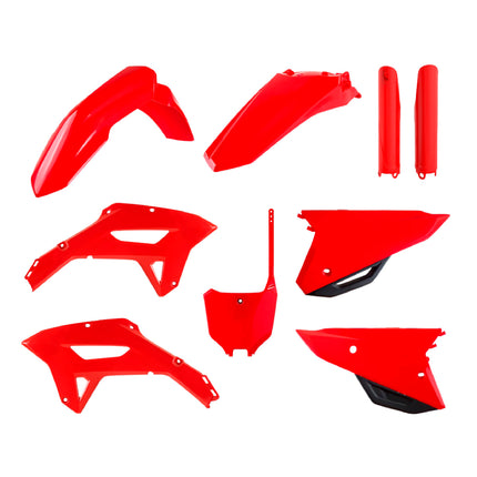 Polisport Motocross (MX) Replica Plastic Kit for Honda CRF 250RX (2022-24) Dirt Bike – OEM Quality, Durable, Flexible & Perfect Fit – Red