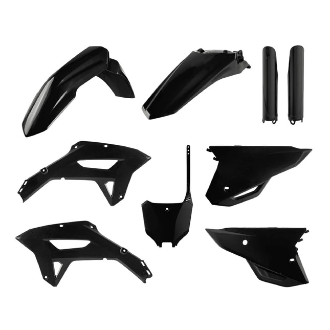 Polisport Motocross (MX) Replica Plastic Kit for Honda CRF 250RX (2022-24) Dirt Bike – OEM Quality, Durable, Flexible & Perfect Fit – Black