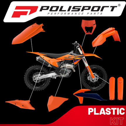 Polisport Motocross (MX) Replica Plastic Enduro Kit for KTM EXC/EXC-F & XC-W/XCF-W (2020-2023) Dirt Bike