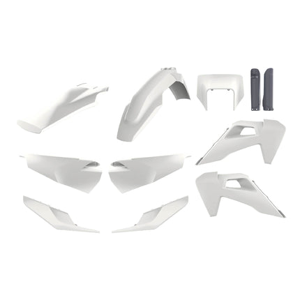 Polisport MX Plastic Kit for Husqvarna TE/FE (2020-23) Motocross, White