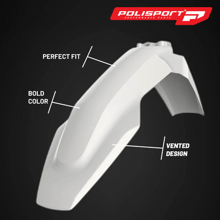 Polisport MX Plastic Kit for Husqvarna TE/FE (2020-23) Motocross, White