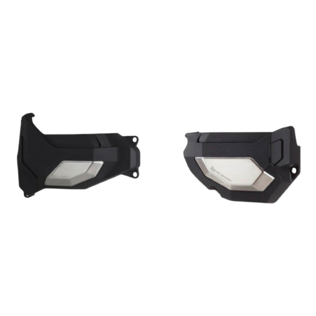 Polisport Clutch and Altenator Cover Protector Kit (Black) - Compatible with Yamaha Tenere 700(2019-2023)