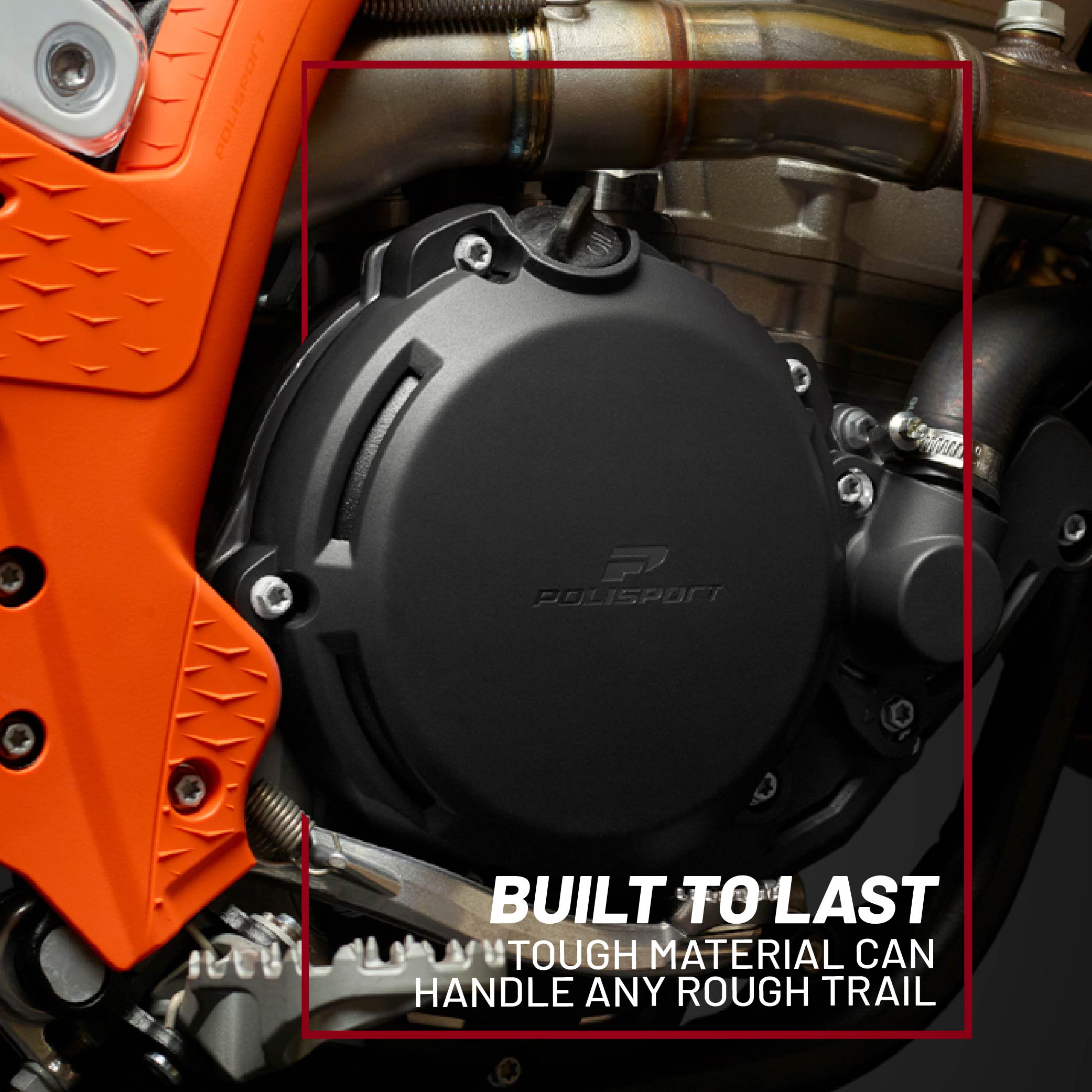 Polisport Clutch and Altenator Cover Protector Kit (Black) - Compatible with Yamaha Tenere 700(2019-2023)