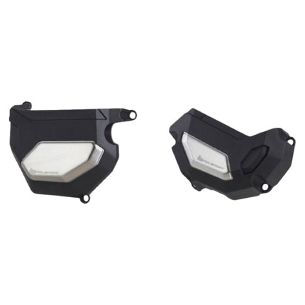 Polisport Clutch and Altenator Cover Protector Kit (Black) - Compatible with Yamaha MT09