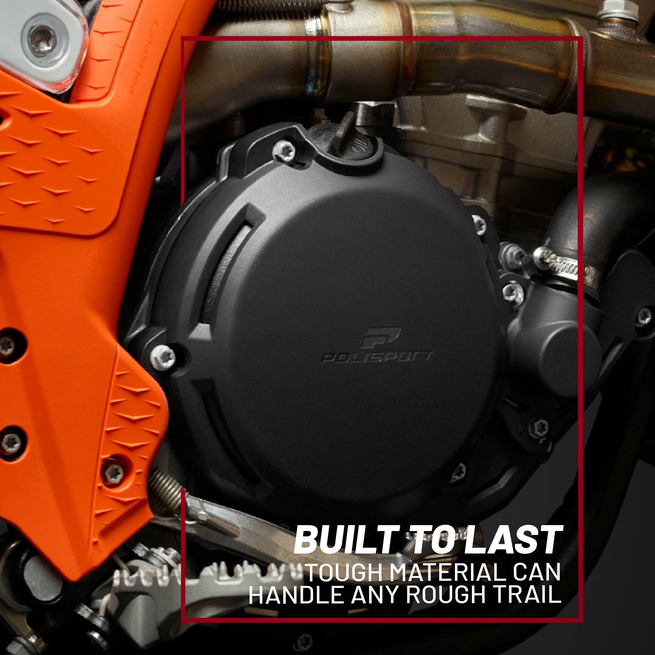 Polisport Clutch and Altenator Cover Protector Kit (Black) - Compatible with Yamaha MT09