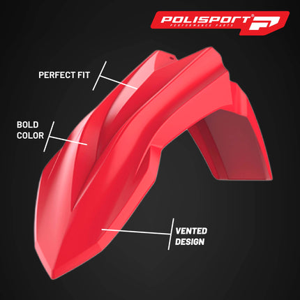 Polisport Motocross (MX) Replica Plastic Kit for BETA RR 2T & 4T (2020-2022) Dirt Bike – OEM Quality, Durable, Flexible & Perfect Fit – Red