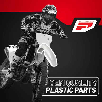 Polisport Motocross (MX) Replica Plastic Kit for Husqvarna TE & FE (2020-2023) Dirt Bike – OEM Quality, Durable, Flexible & Perfect Fit – OEM Color