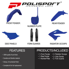 Polisport Motocross (MX) Restyling Kit for Yamaha YZ 125/250 (2002-21) Dirt Bike