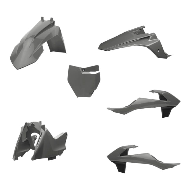 Polisport Motocross (MX) Replica Plastic Kit for KTM SX65 (2016-2023) Dirt Bike – OEM Quality, Durable, Flexible & Perfect Fit – Nardo Grey