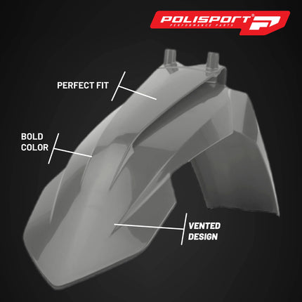 Polisport Motocross (MX) Replica Plastic Kit for KTM SX65 (2016-2023) Dirt Bike – OEM Quality, Durable, Flexible & Perfect Fit – Nardo Grey