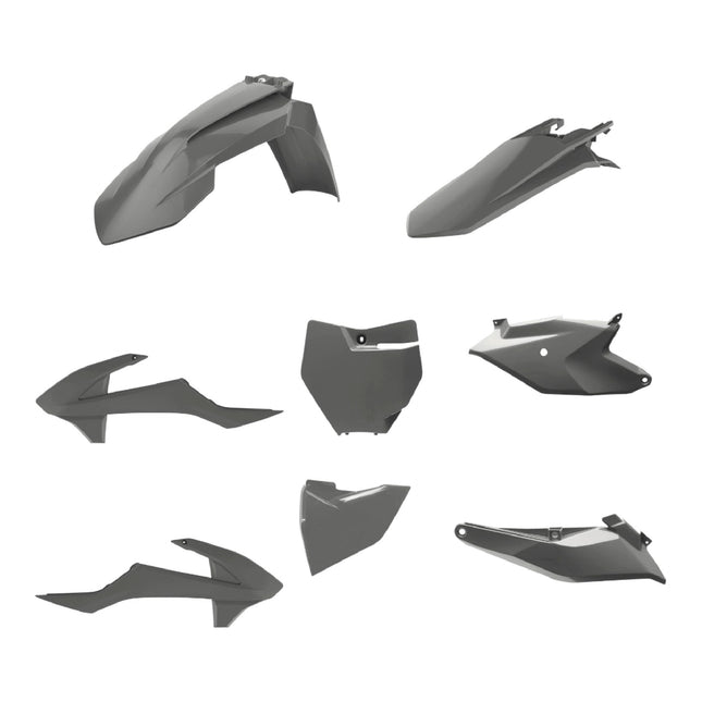 Polisport Motocross (MX) Replica Plastic Kit for KTM SX85 (2016-2024) Dirt Bike – OEM Quality, Durable, Flexible & Perfect Fit – Nardo Grey