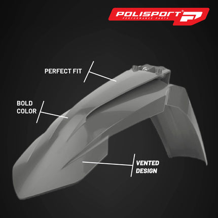 Polisport Motocross (MX) Replica Plastic Kit for KTM SX85 (2016-2024) Dirt Bike – OEM Quality, Durable, Flexible & Perfect Fit – Nardo Grey