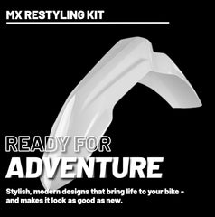 Polisport Motocross (MX) Restyling Kit for Honda CR 125R/250R (2002-07) Dirt Bike – OEM Quality, Durable, Flexible & Perfect Fit – White