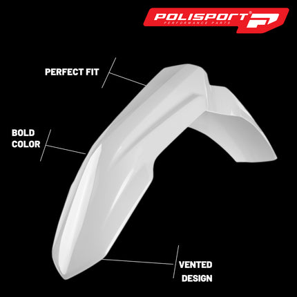 Polisport Motocross (MX) Restyling Kit for Honda CR 125R/250R (2002-07) Dirt Bike – OEM Quality, Durable, Flexible & Perfect Fit – White
