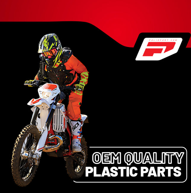 Polisport Motocross (MX) Restyling Kit for Honda CR 125R/250R (2002-07) Dirt Bike – OEM Quality, Durable, Flexible & Perfect Fit – Nardo Grey
